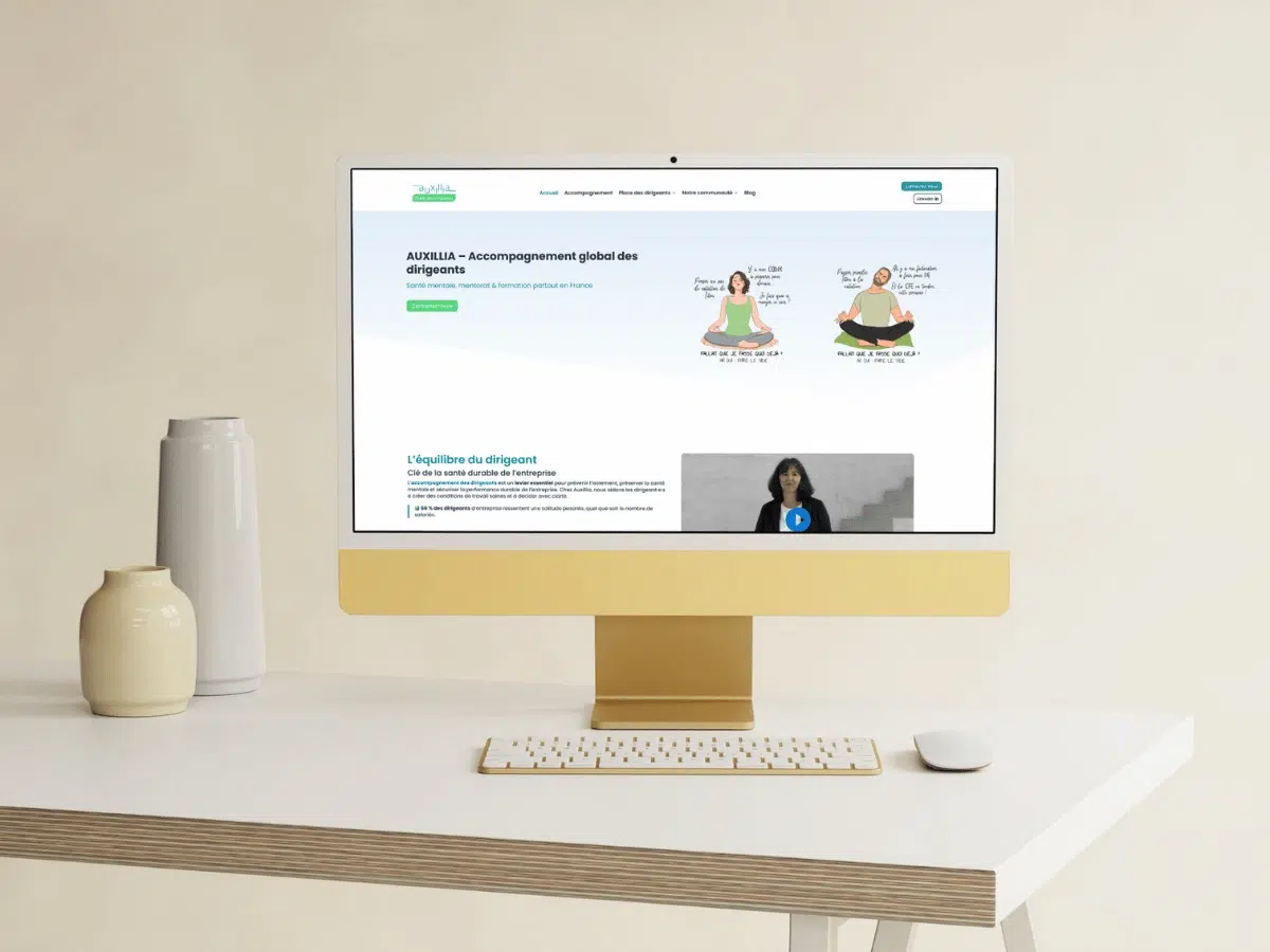 Site vitrine WordPress rapide - Auxillia